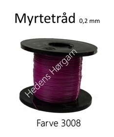 Myrtetråd 0,2 mm farve 3008 mat violet